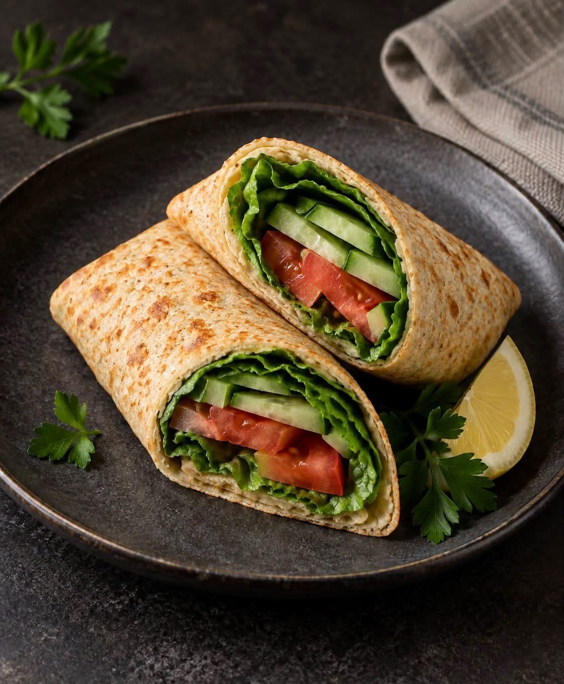 🤩🧄 Fehérjedús cottage-lepény friss zöldségekkel 🥒🥬💪